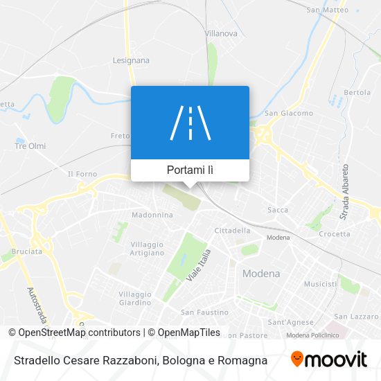 Mappa Stradello Cesare Razzaboni