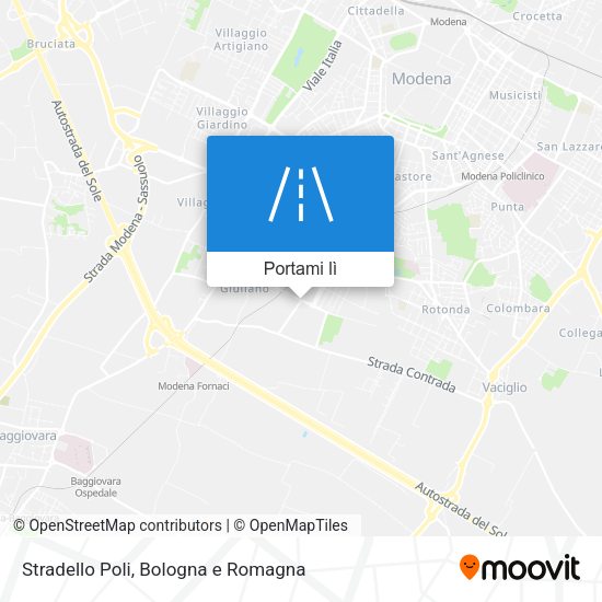 Mappa Stradello Poli