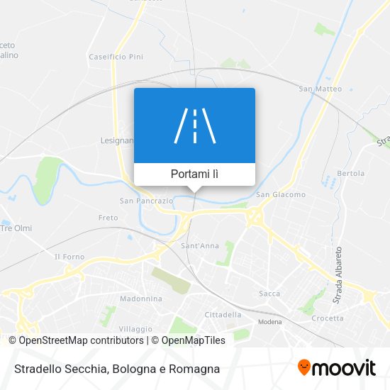 Mappa Stradello Secchia