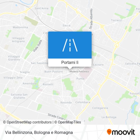 Mappa Via Bellinzona
