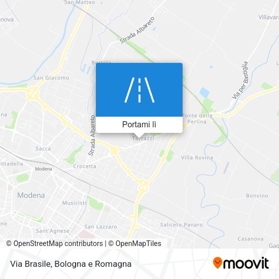 Mappa Via Brasile