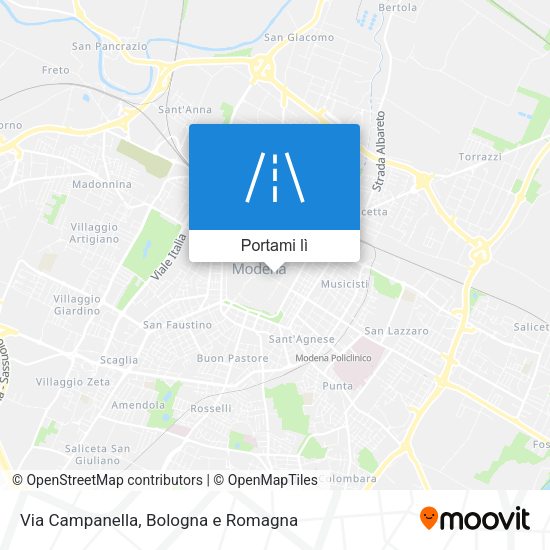 Mappa Via Campanella
