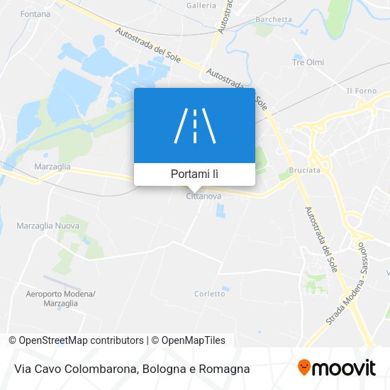 Mappa Via Cavo Colombarona