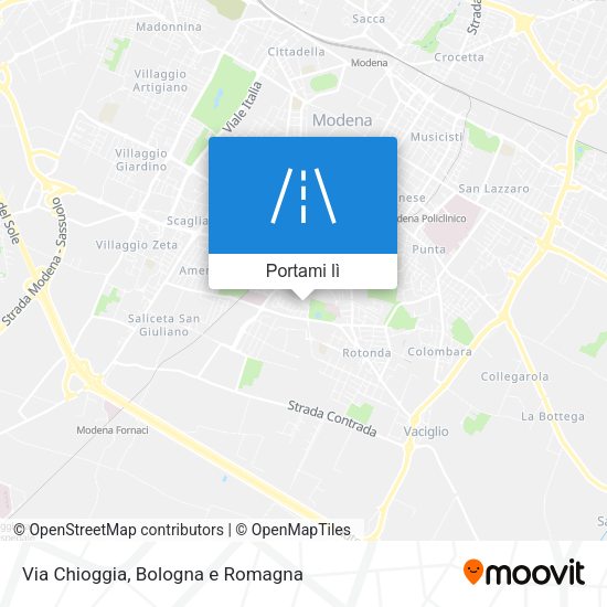 Mappa Via Chioggia