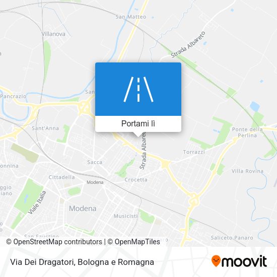 Mappa Via Dei Dragatori