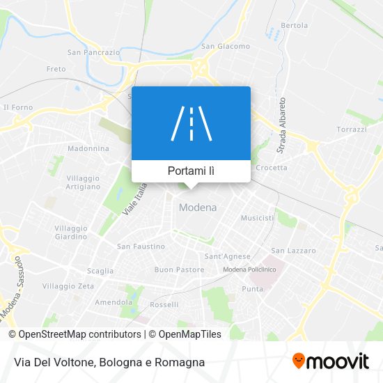 Mappa Via Del Voltone