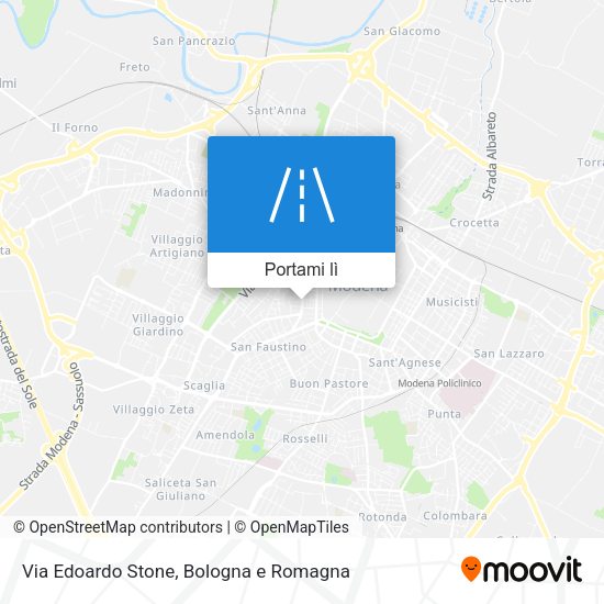 Mappa Via Edoardo Stone