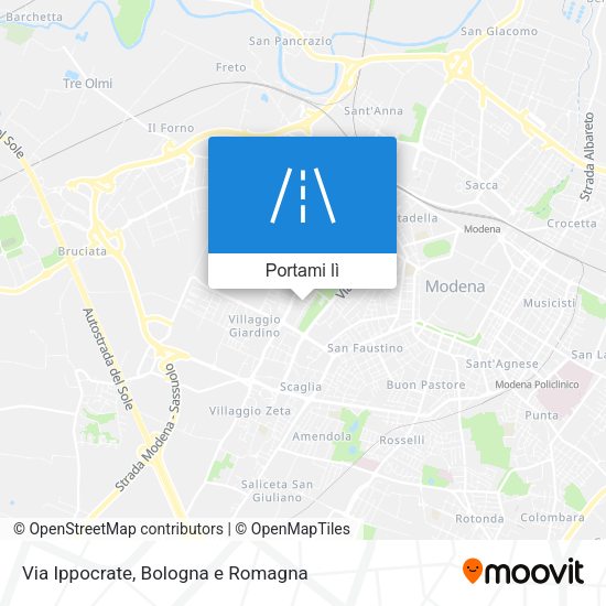 Mappa Via Ippocrate