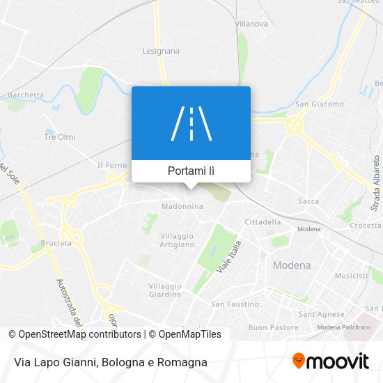 Mappa Via Lapo Gianni