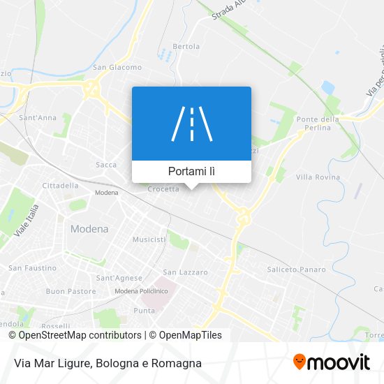Mappa Via Mar Ligure