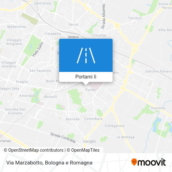 Mappa Via Marzabotto