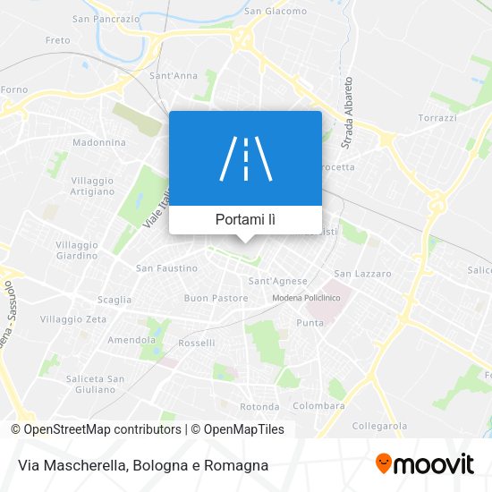 Mappa Via Mascherella