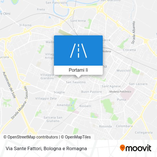 Mappa Via Sante Fattori