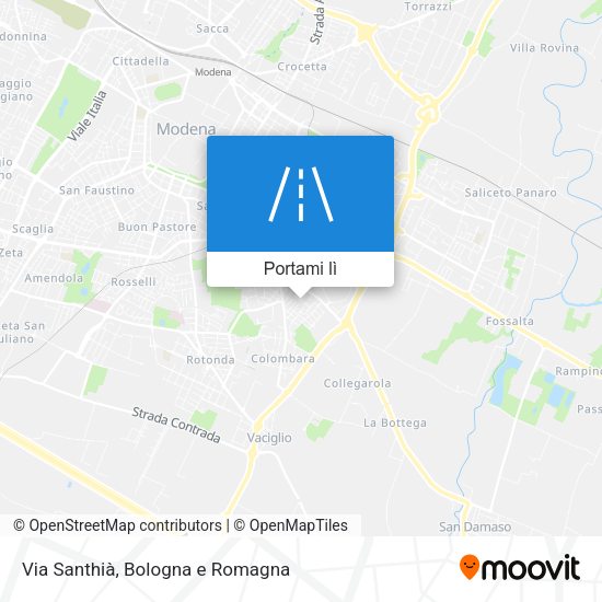 Mappa Via Santhià