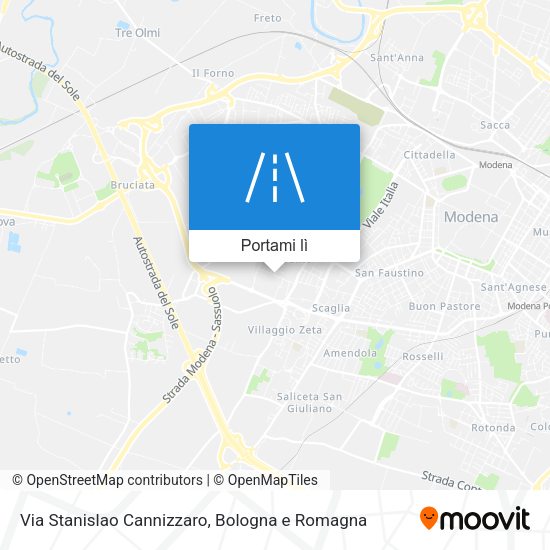 Mappa Via Stanislao Cannizzaro