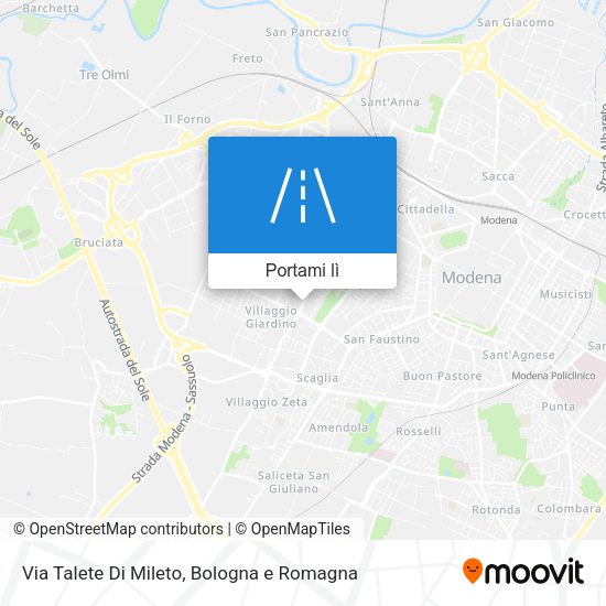 Mappa Via Talete Di Mileto