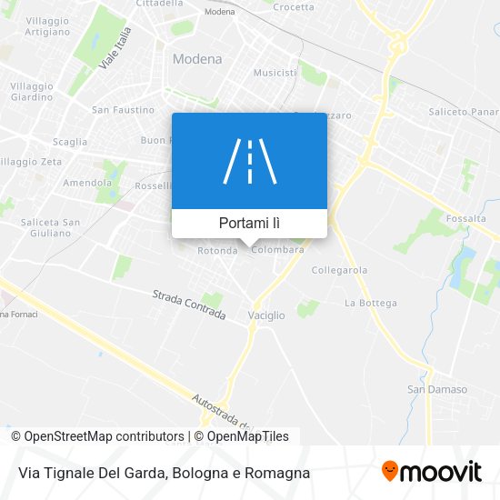 Mappa Via Tignale Del Garda