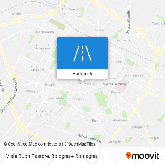 Mappa Viale Buon Pastore