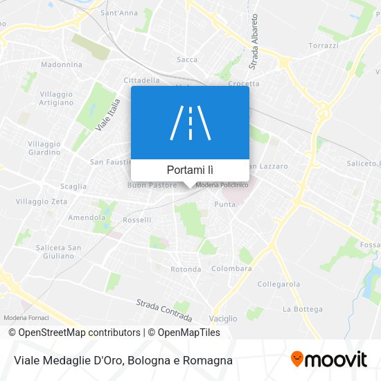 Mappa Viale Medaglie D'Oro