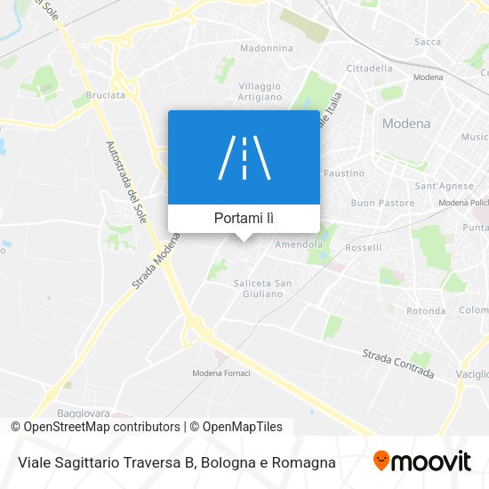 Mappa Viale Sagittario Traversa B