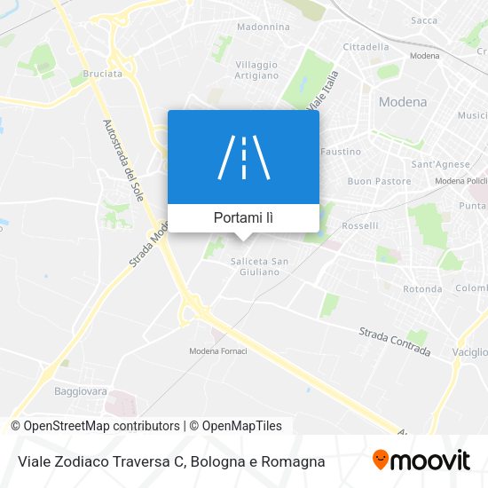 Mappa Viale Zodiaco Traversa C