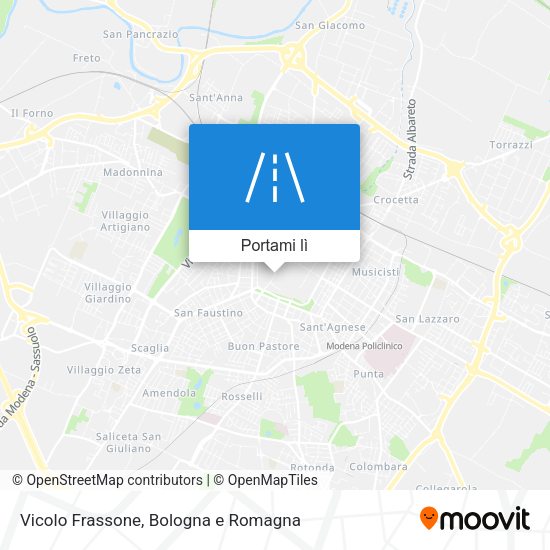 Mappa Vicolo Frassone