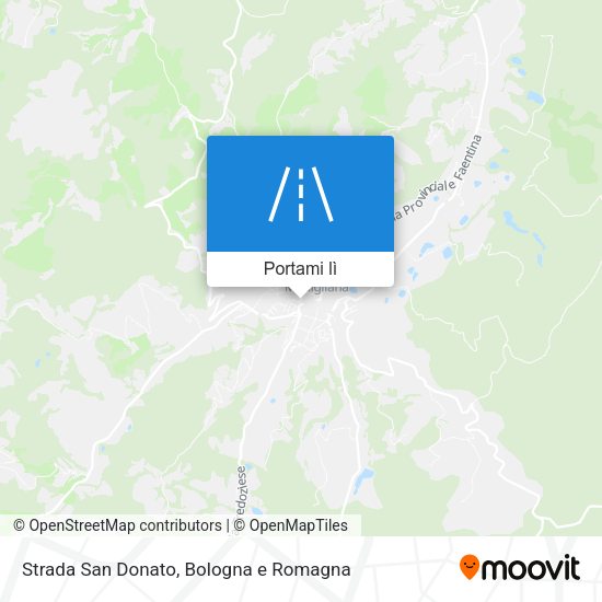 Mappa Strada San Donato