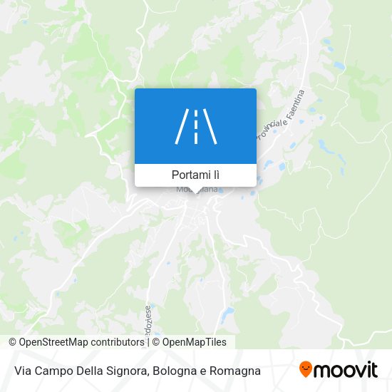 Mappa Via Campo Della Signora