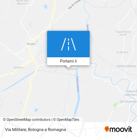 Mappa Via Militare