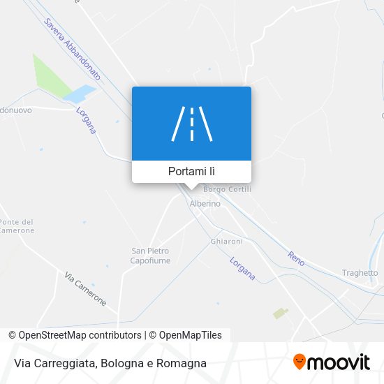 Mappa Via Carreggiata