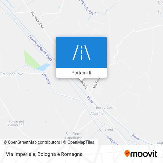 Mappa Via Imperiale