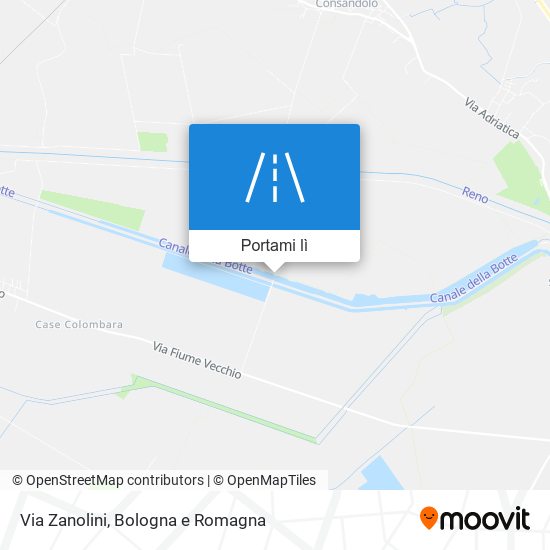 Mappa Via Zanolini