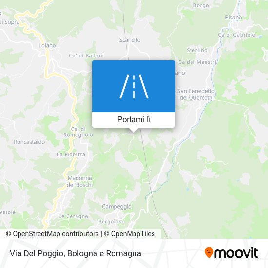 Mappa Via Del Poggio