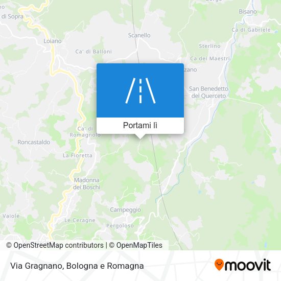 Mappa Via Gragnano