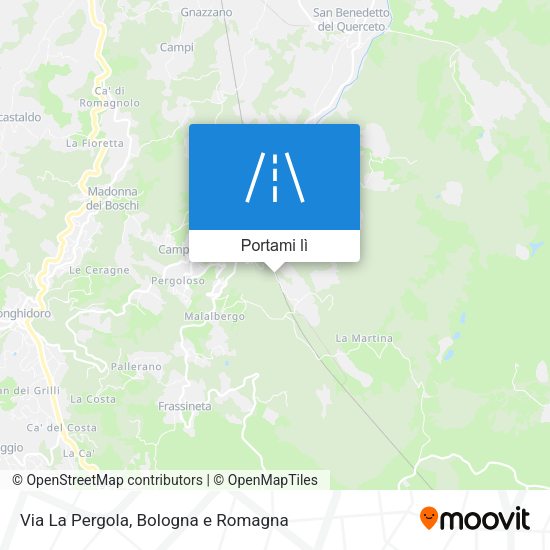 Mappa Via La Pergola