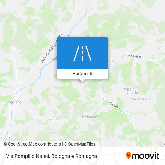 Mappa Via Pompilio Nanni