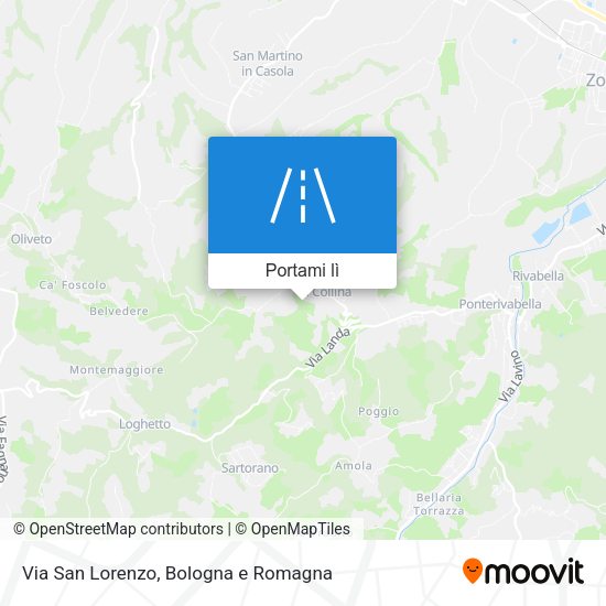 Mappa Via San Lorenzo