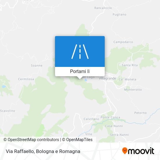 Mappa Via Raffaello