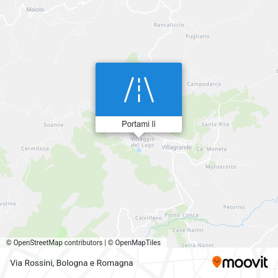 Mappa Via Rossini