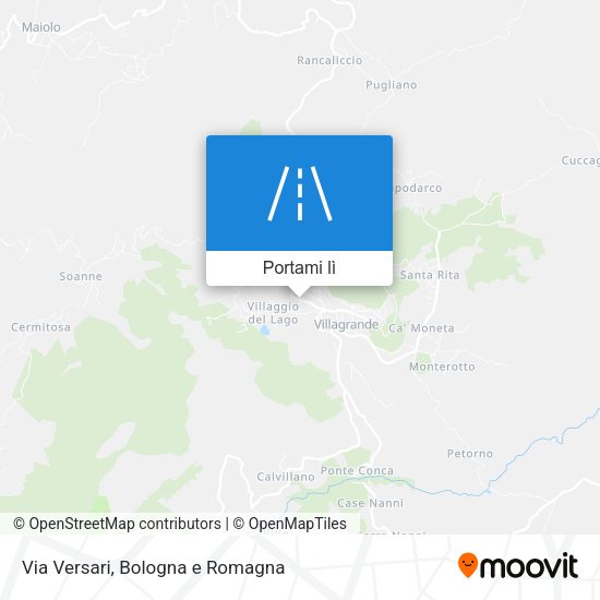 Mappa Via Versari