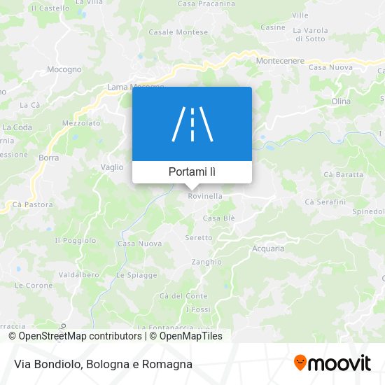 Mappa Via Bondiolo