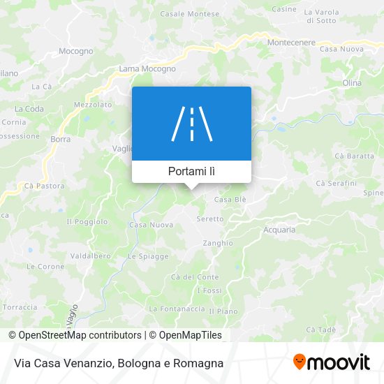 Mappa Via Casa Venanzio