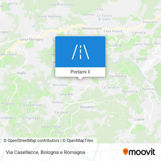 Mappa Via Casellacce