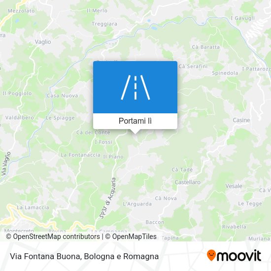 Mappa Via Fontana Buona