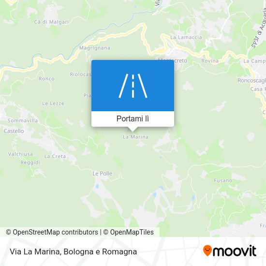 Mappa Via La Marina