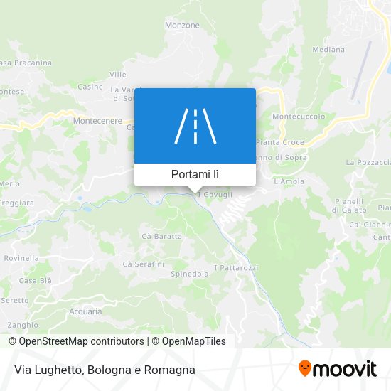 Mappa Via Lughetto