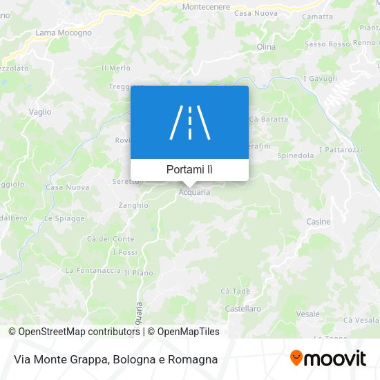 Mappa Via Monte Grappa