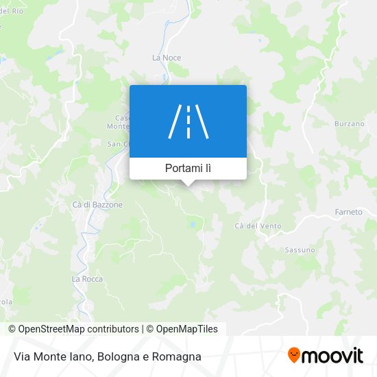 Mappa Via Monte Iano