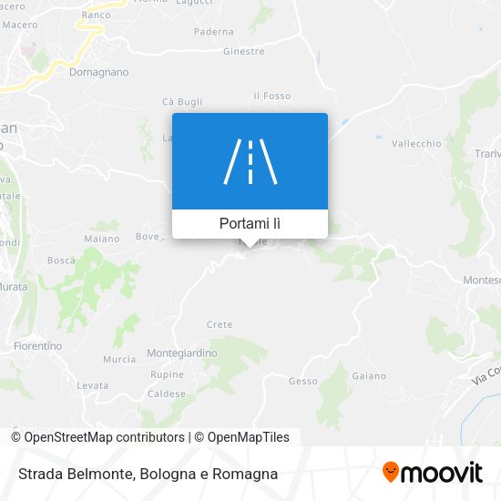 Mappa Strada Belmonte