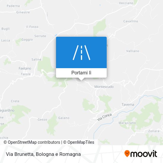 Mappa Via Brunetta